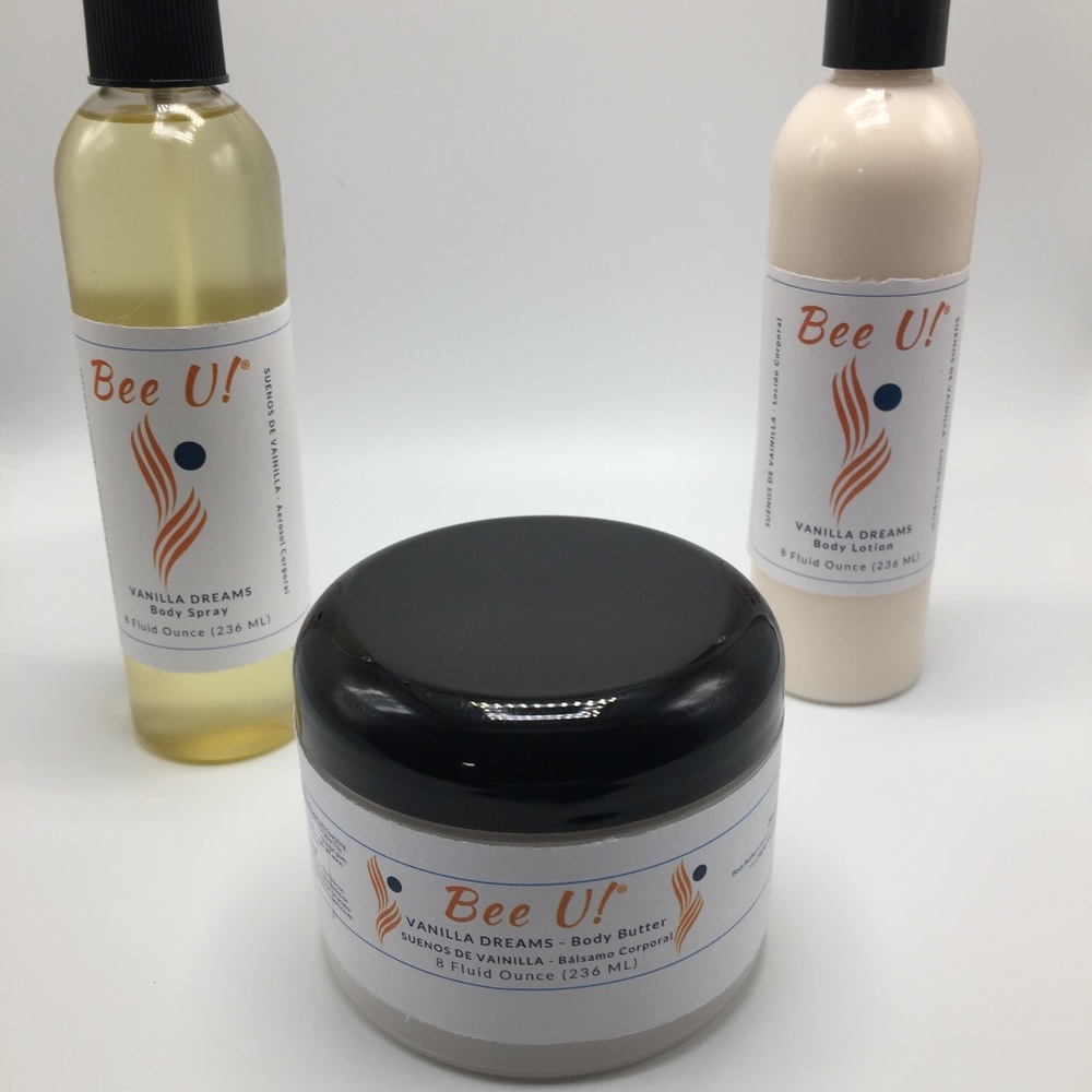 Bee U! Baby Powder Body Butter Cream 7 oz